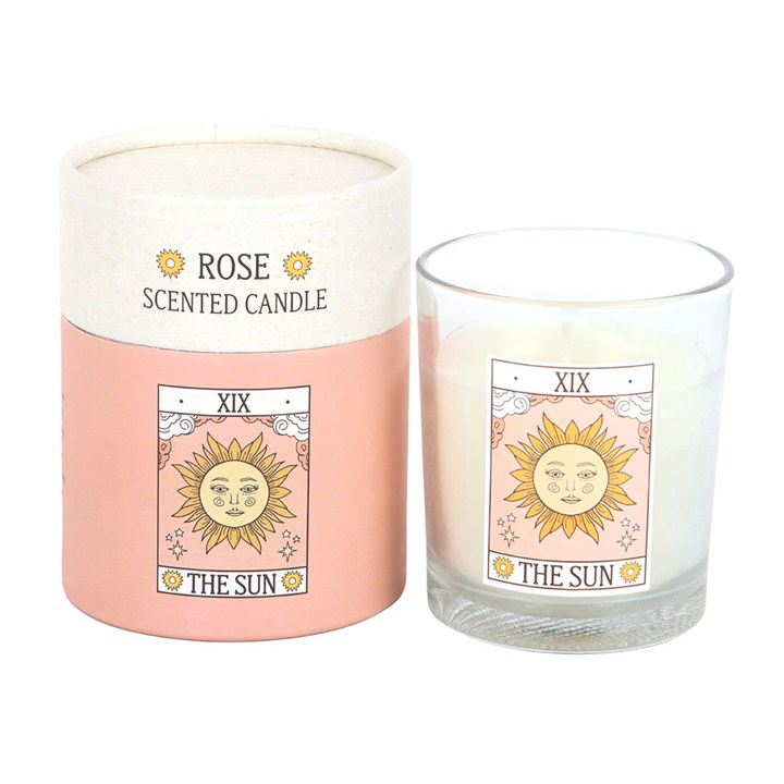 Rose candle the sun