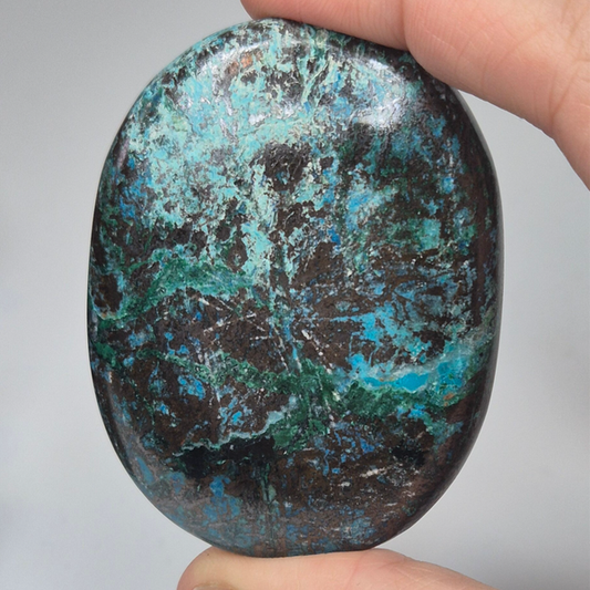 Shattukite palmstone 8