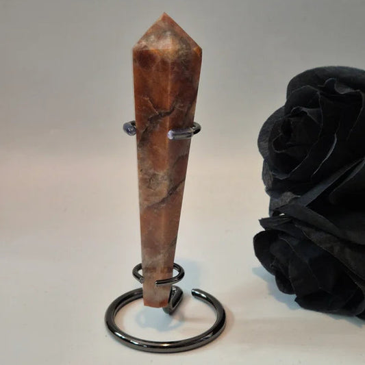 Wand holder steel grey small