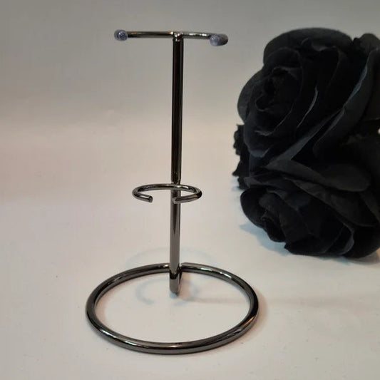 Wand holder steel grey big