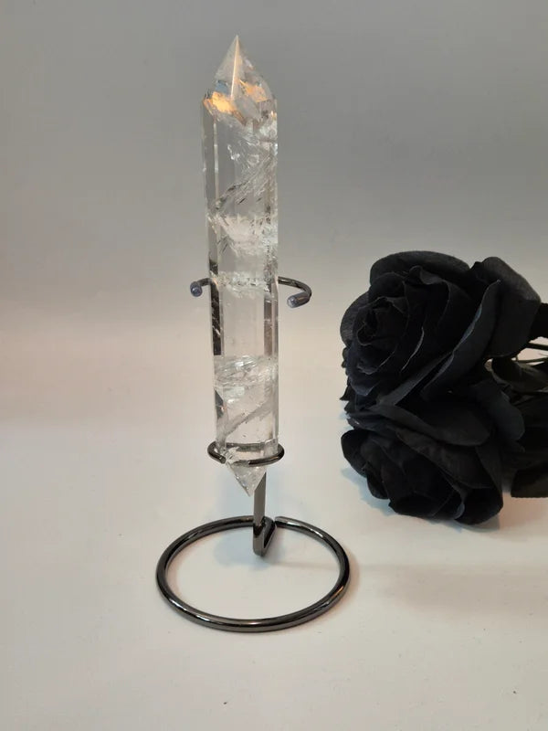 Wand holder steel grey big