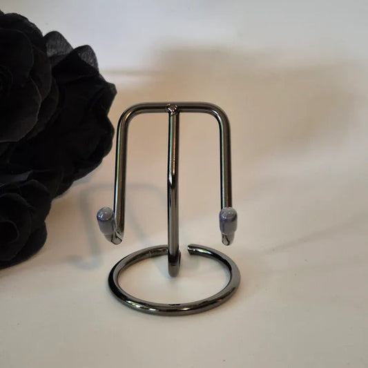 Slab stand steel grey small