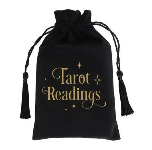 Tarot card bag black