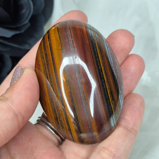 Tiger iron palmstone big