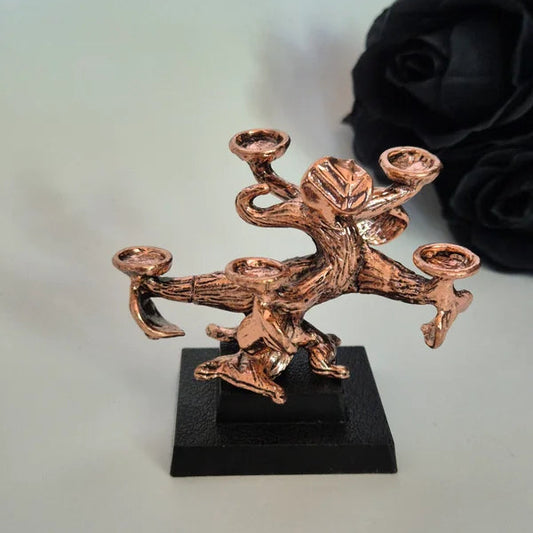 Mini sphere holder tree bronze