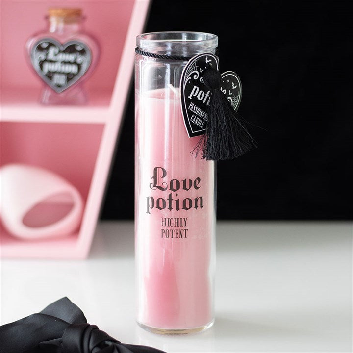 Tube candle lovepotion