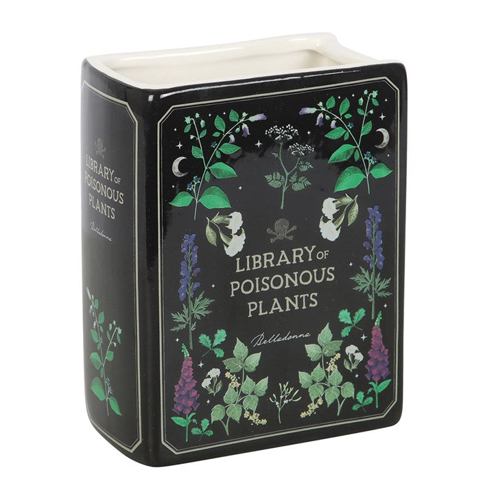Deadly plants ceramic vase