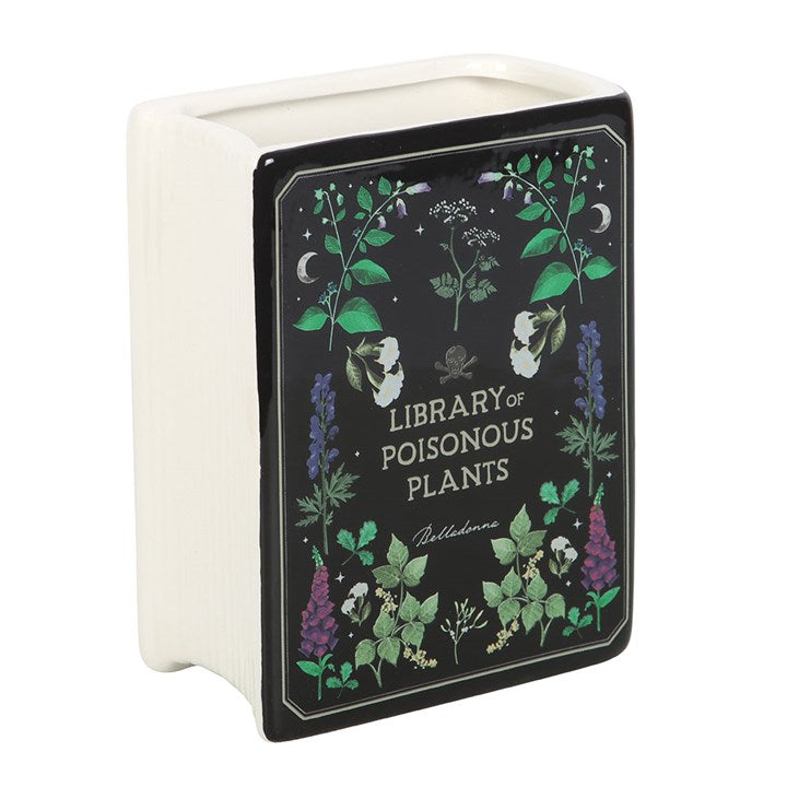 Deadly plants ceramic vase