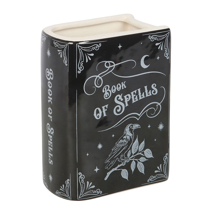 Book of spells ceramic vase