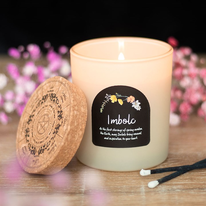 Imbolc candle (spiced vanilla)